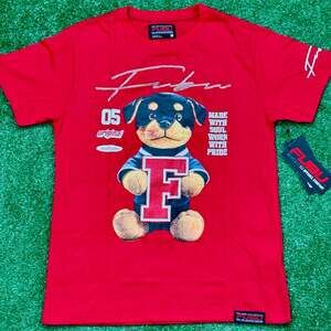 FUBU New York City Official Red T Shirt New With Tags